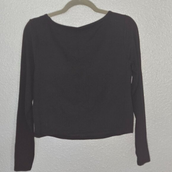 NWT All in Motion Everyday Soft Longsleeve Crop - L Black - Picture 4 of 6